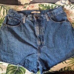 Classic Blue Denim Women's Shorts